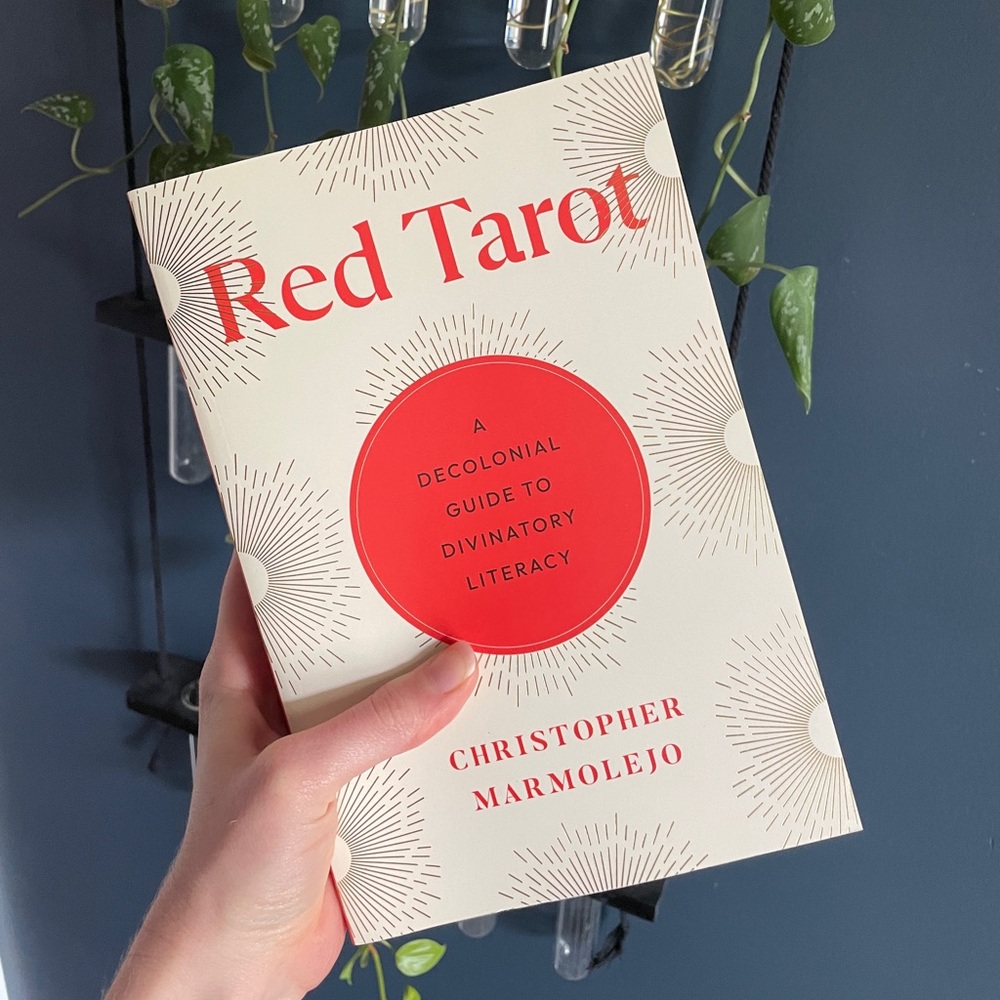 Red Tarot book